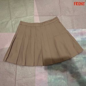 Forever 21 Dusty Pink Pleated Tennis Skirt